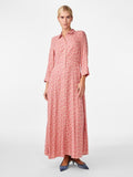 Yassavanna Long Shirt Dress S. - Irish Cream Ditsy Flower