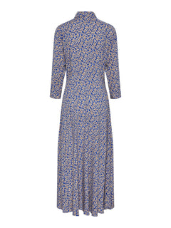 Yassavanna Long Shirt Dress S. - Bluing Ditsy Flower
