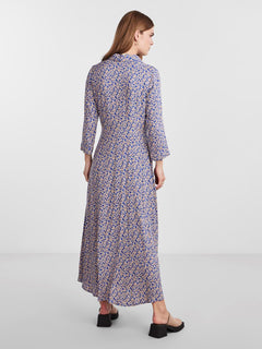 Yassavanna Long Shirt Dress S. - Bluing Ditsy Flower