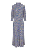 Yassavanna Long Shirt Dress S. - Bluing Ditsy Flower