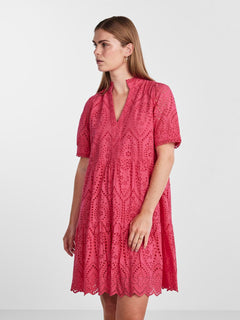 Yasholi Ss Dress S. - Raspberry Sorbet
