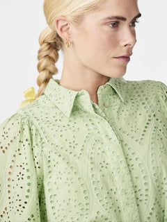 Yasholi Ls Belt Dress S. - Quiet Green