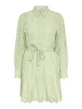 Yasholi Ls Belt Dress S. - Quiet Green