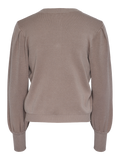 Yasfonny Ls Knit Cardigan - Fungi