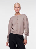 Yasfonny Ls Knit Cardigan - Fungi