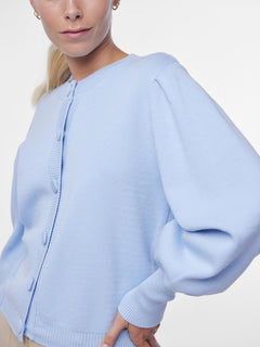 Yasfonny Ls Knit Cardigan S. - Clear Sky