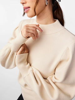Yasfonny Ls Knit Pullover S. - Birch