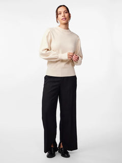 Yasfonny Ls Knit Pullover S. - Birch
