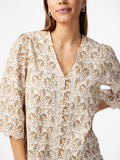 Yasaprilla 3/4 Dress - Star White