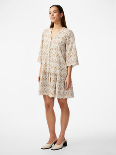 Yasaprilla 3/4 Dress - Star White