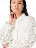 Yasholi Ls Belt Dress S. - Star White
