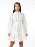 Yasholi Ls Belt Dress S. - Star White