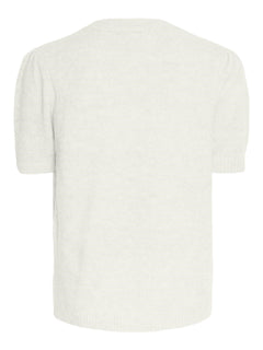 Yasanne Ss Knit Pullover - Star White