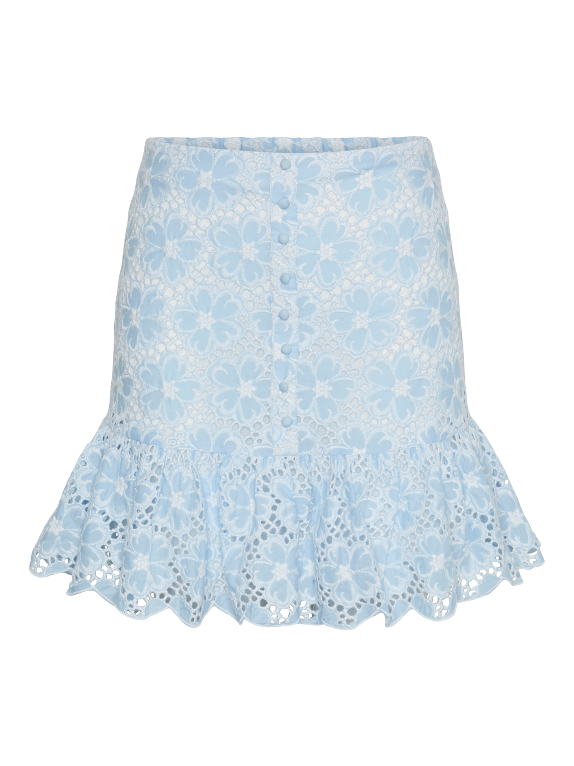 Yasbeauty Hw Mini Skirt - Clear Sky Star White
