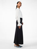 Yasfonny Hw Ankle Knit Skirt - Black