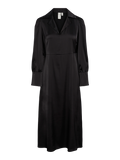 Yaspella Ls Long Dress - Black
