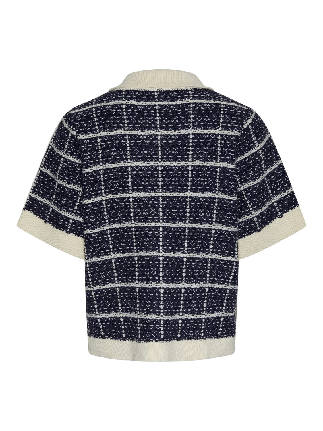 Yaslivia Ss Knit Cardigan - Navy Blazer Birch