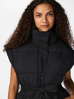Yasmerla Padded Vest - Black