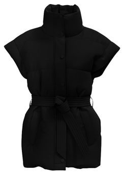 Yasmerla Padded Vest - Black