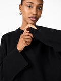 Yasemilie O-Neck Knit Pullover - Black