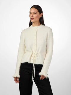 Yasthellis Ls Knit Cardigan - Birch