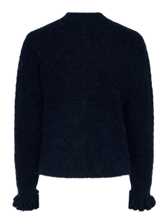 Yasthellis Ls Knit Cardigan - Navy Blazer