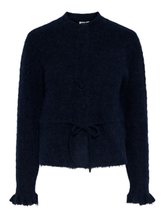 Yasthellis Ls Knit Cardigan - Navy Blazer