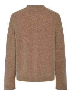 Yasanni Ls Knit Cardigan - Taupe Gray