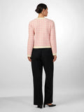Yaslivia Ls Short Knit Cardigan S. - Birch Raspberry Sorbet/Pirouette