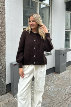Idaic Cardigan - Dark Brown