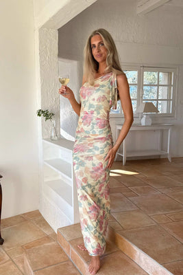 Novaic Mesh Dress - Pastel Garden