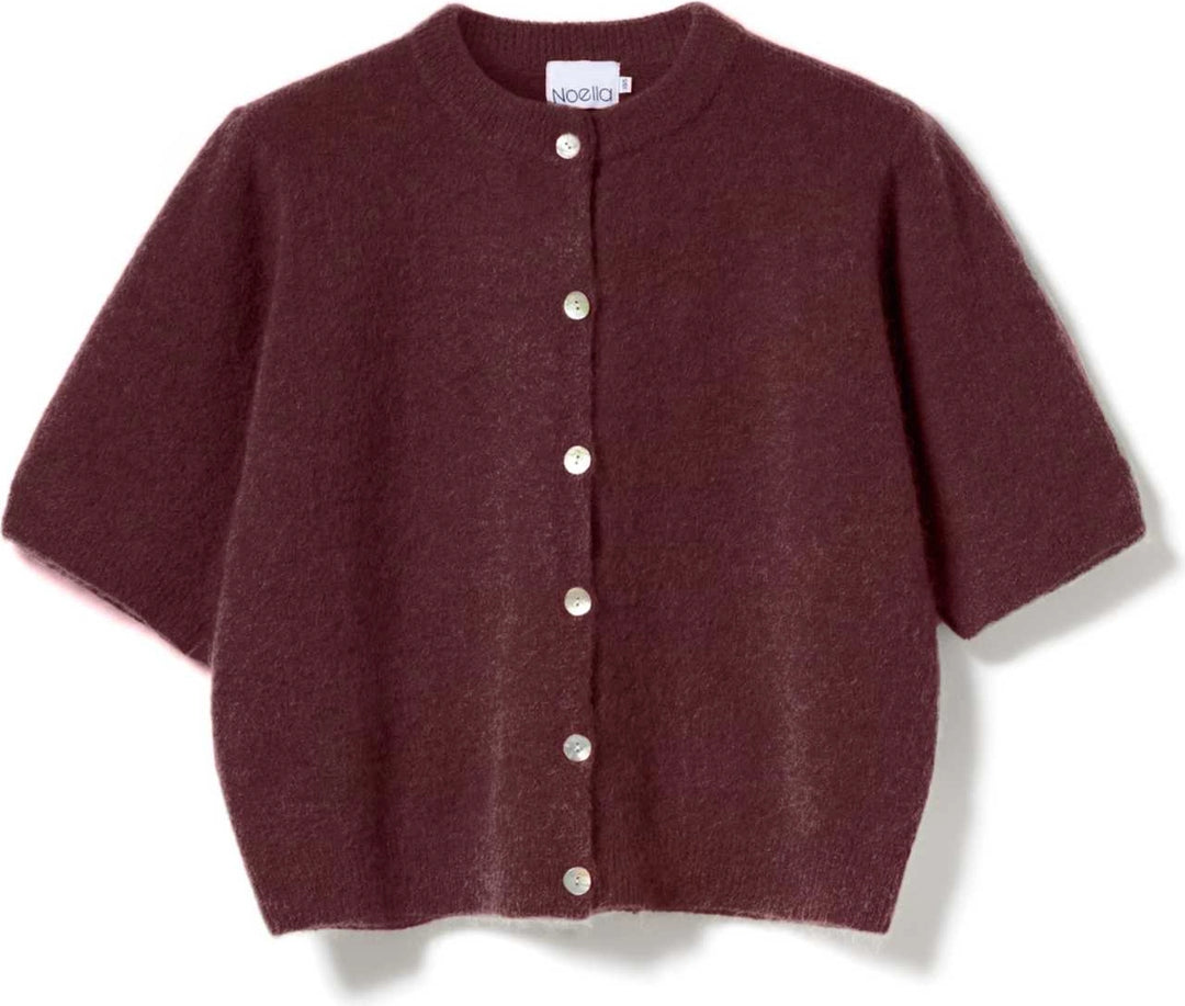 Kae Ss Knit Cardigan - Rust
