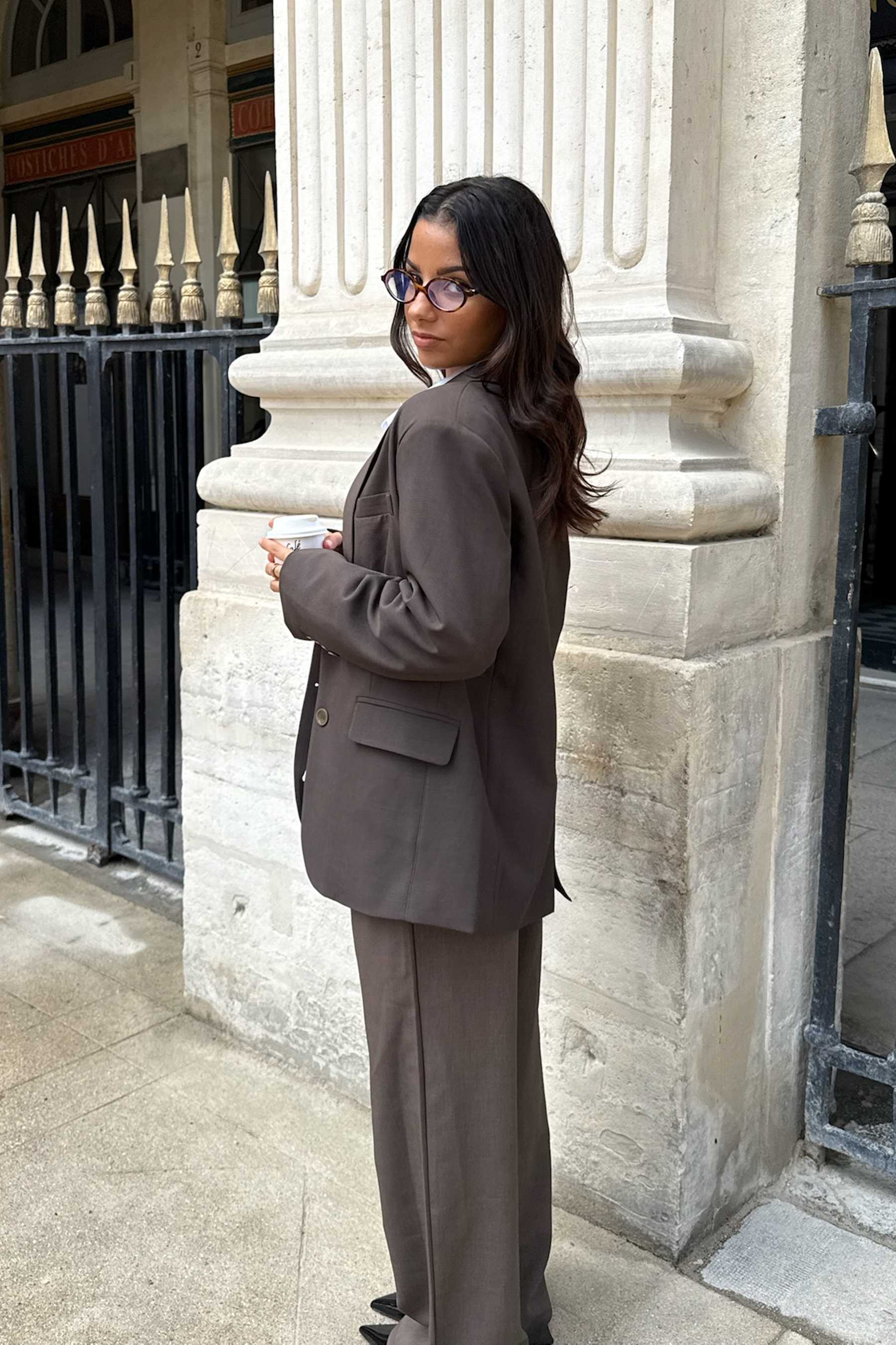 Signatureic Blazer - Dark Brown