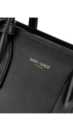 Saint Laurent Sac De Jour Nano Leather Tote - Black
