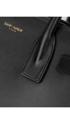 Saint Laurent Sac De Jour Nano Leather Tote - Black