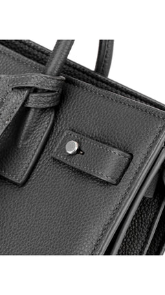 Saint Laurent Sac De Jour Nano Leather Tote - Grey