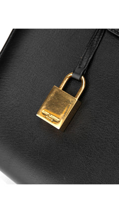Saint Laurent Sac De Jour Nano Leather Tote - Black