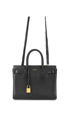 Saint Laurent Sac De Jour Nano Leather Tote - Black