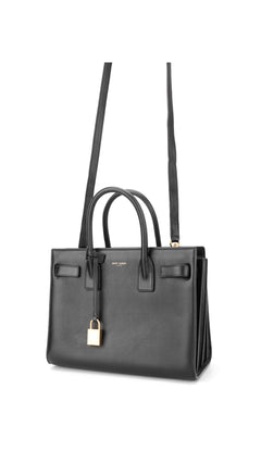 Saint Laurent Sac De Jour Nano Leather Tote - Black