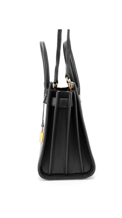 Saint Laurent Sac De Jour Nano Leather Tote - Black