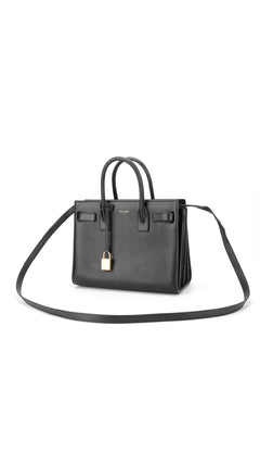 Saint Laurent Sac De Jour Nano Leather Tote - Black