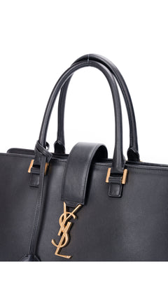 Saint Laurent Cabas Bag Medium - Black