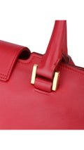 Saint Laurent Cabas Chyc Shoulder Bag - Red
