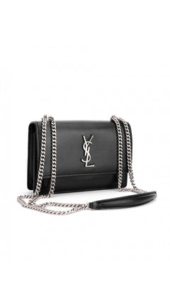 Saint Laurent Sunset Crossbody Bag - Black