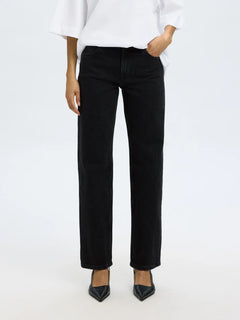 Straight Bea-Kori Mw Jeans - Black Denim