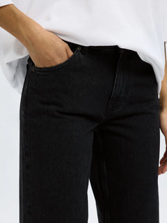 Straight Bea-Kori Mw Jeans - Black Denim