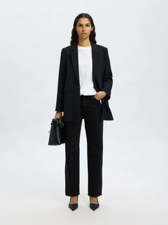 Straight Bea-Kori Mw Jeans - Black Denim