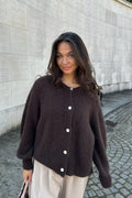 Idaic Cardigan - Dark Brown