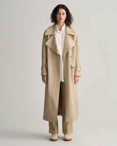 Oversized Fit Luxury Oxford Shirt - Eggshell