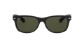 New Wayfarer - Rubber Black - G-15 Green